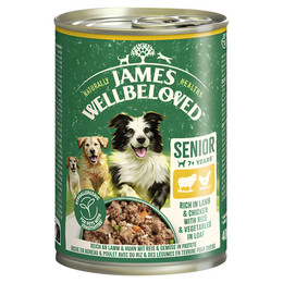 Produktbild von James Wellbeloved Senior Lamm & Huhn Pastete - 6 x 400 g