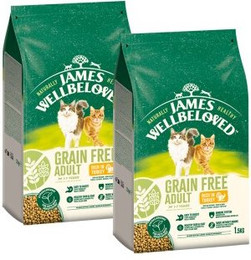 Produktbild von James Wellbeloved Trockenfutter Katze Adult Getreidefrei Truthahn - 2 x 4 kg