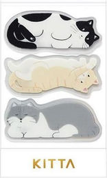 Produktbild von Japan King Jim KITTA Transparentes Masking Tape Kitta Clear Cat