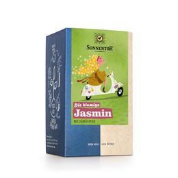 Produktbild von Jasmin Grüntee Bio Doppelkammerbeutel - 18 x 1,5 g