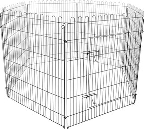 Produktbild von Jax Welpengehege schwarz 160 cm Durchmesser/100 cm Höhe