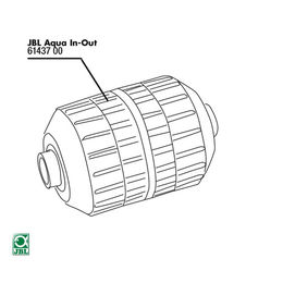 Produktbild von JBL Aqua In-Out Schlauchkupplung