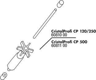 Produktbild von JBL Aquariumfilter Ersatzteil CP 120/250 Rotor-Set - 1000 g