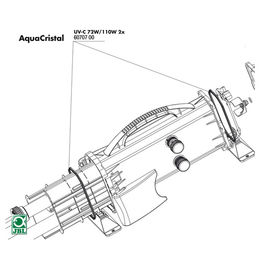 Produktbild von JBL Ersatzteil 2x Gehäusedichtung für UV-C 72 / 110 W