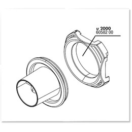 Produktbild von JBL Ersatzteil Abdeckung und Schlauchanschluss ProFlow u2000
