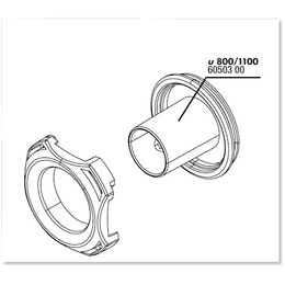 Produktbild von JBL Ersatzteil Abdeckung und Schlauchanschluss ProFlow u800/1100