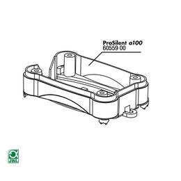 JBL Ersatzteil Gehäuseunterteil a100 mit Gummifüßen – Bild 1 von 2