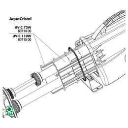 Produktbild von JBL Ersatzteil PP-Einsatz für UV-C 72 W