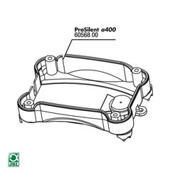 Produktbild von JBL Ersatzteil PS a400 Gehäuseunterteil mit Gummifüßen
