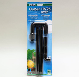 Produktbild von JBL OutSet Spray Wasserrücklauf-Set mit 2-teiligem Düsenstrahlrohr für Aquarien