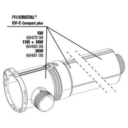 Produktbild von JBL ProCristal UV-C Compact Plus 36 W Gehäuse