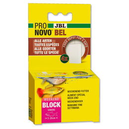 Produktbild von JBL PRONOVO BEL WEEKEND Wochenendfutter für Süßwasser-Aquarienfische - 22 g