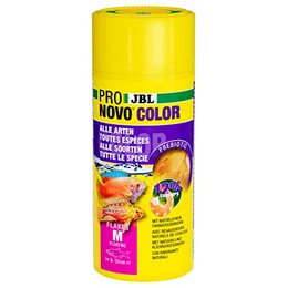 Produktbild von JBL PRONOVO COLOR FLAKES Farbfutter-Flocken für Aquarienfische 8-20 cm - 45 g