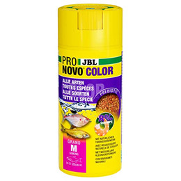 Produktbild von JBL PRONOVO COLOR GRANO Farbfutter-Granulat für Aquarienfische - 250 ml