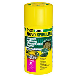 Produktbild von JBL PRONOVO Spirulina Flocken Fischfutter - 100 ml