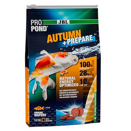 Produktbild von JBL PROPOND Autumn+Prepare Herbstfutter Wafer für Koi & Teichfische - 3 kg