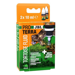 Produktbild von JBL Proterra Tortoise Fluid Flüssige Multivitamine für Landschildkröten - 2 x 10 ml