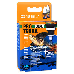 Produktbild von JBL Proterra Turtle Fluid Flüssige Multivitamine für Wasserschildkröten - 2 x 10 ml