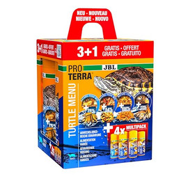 Produktbild von JBL Proterra Turtle Menu Futtersortiment - 4 x 250 ml