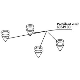 JBL PS a50 Gummifüße Ersatzteil – Bild 1 von 2