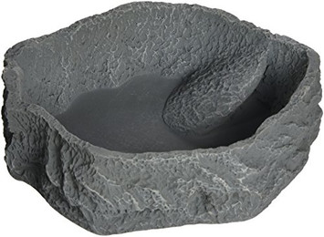 Produktbild von JBL ReptilBar Futter-, Trink- und Badenapf für Terrarientiere XL grau - 1 Stk.