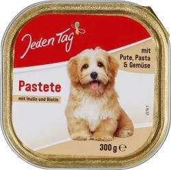 Produktbild von Jeden Tag Hund Pastete mit Pute, Pasta & Gemüse