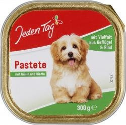 Produktbild von Jeden Tag Hund Pastete mit Vielfalt aus Geflügel & Rind