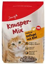 Produktbild von Jeden Tag Katze Knusper-Mix reich an Geflügel mit Rind