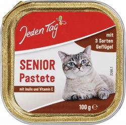Produktbild von Jeden Tag Katze Senior Pastete mit 3 Sorten Geflügel