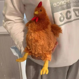 Produktbild von Jelly Cat 25cm Cecil Huhn Simulationspuppe Henne Niedlich Kreativ Plüschtiere Heimdekoration Kissen Katzenspielzeug Haustierbedarf 26cm