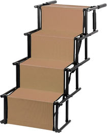 Produktbild von JEOBEST Hunderampe Tiertreppe 4 Stufen Einstiegshilfe