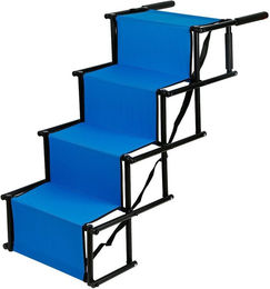 Produktbild von JEOBEST Hunderampe Tiertreppe 4 Stufen Einstiegshilfe