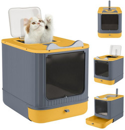 Produktbild von JEOBEST Katzentoilette Katzenklo mit Deckel Schaufel Aktivkohlefilter