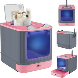 Produktbild von JEOBEST Katzentoilette Katzenklo mit UV-Sterilisation und Deckel Aktivkohlefilter