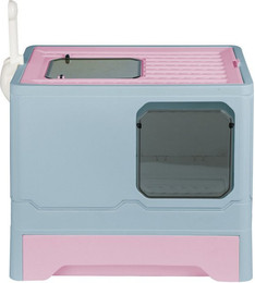 Produktbild von JEOBEST Katzentoilette Katzenklo, XL,Geschlossenes, mit Deckel, Schaufel