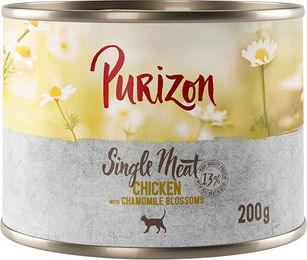 Produktbild von Jetzt probieren: Purizon - getreidefrei - Nassfutter: Single Meat Huhn mit Kamilleblüten 1 x 200g
