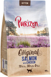 Produktbild von Jetzt probieren: Purizon - getreidefrei - Trockenfutter: Kitten Lachs mit Huhn 400 g