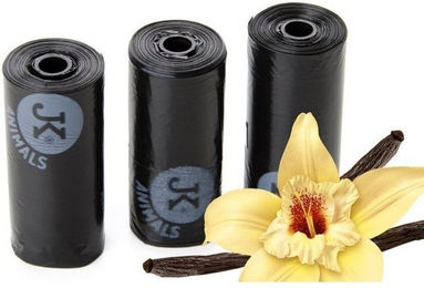 Produktbild von JK Animals Hundekotbeutel mit Vanille Duft - 3 x 15 Stk.