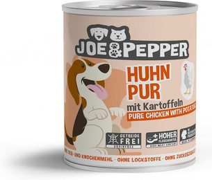 Produktbild von Joe & Pepper Dog Huhn pur mit Kartoffeln - 6 x 800 g