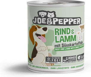 Produktbild von Joe & Pepper Dog Rind & Lamm mit Süßkartoffeln - 6 x 800 g