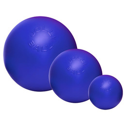 Produktbild von Jolly Pets Hundespielzeug Ball Push-n-Play 15 cm blau - 15 cm