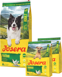 Produktbild von JOSERA Festival mit leckerer Soße für wählerische Hunde 12,5kg + 2x900g GRATIS