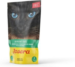 Produktbild von Josera Filet 70g Katzennassfutter Sparpaket 32 x 70 Gramm Huhn mit Ente