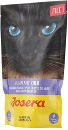 Produktbild von JOSERA Filet Huhn mit Kalb Katzenfutter nass - 16 x 70 g