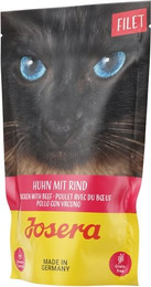 Produktbild von JOSERA Filet Huhn mit Rind Adult Katzenfutter nass - 16 x 70 g