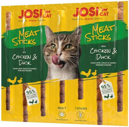 Produktbild von JOSERA JosiCat Meat Sticks mit Huhn und Ente für Katzen - 20 x 35 g