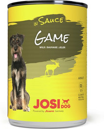 Produktbild von Josera JosiDog in Sauce 415 Gramm Hundenassfutter Sparpaket 24 x 415 Gramm Game
