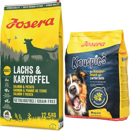 Produktbild von Josera Lachs & Kartoffel Adult Trockenfutter für Hunde - 12,5 kg