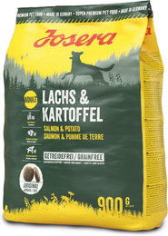 Produktbild von Josera Lachs & Kartoffel Hundetrockenfutter - 5 x 900 g