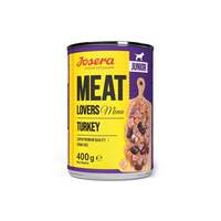 Produktbild von Josera Meat Lovers Junior Menu Truthahn Nassfutter für Welpen - 6 x 400 g
